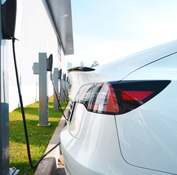 newly installed ev charger